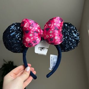 Disney Navy Minnie Sparkly Ears